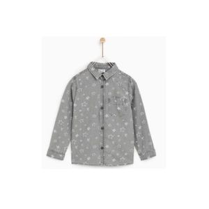 👦🏻Zara boys star chambray denim shirt 11-12
